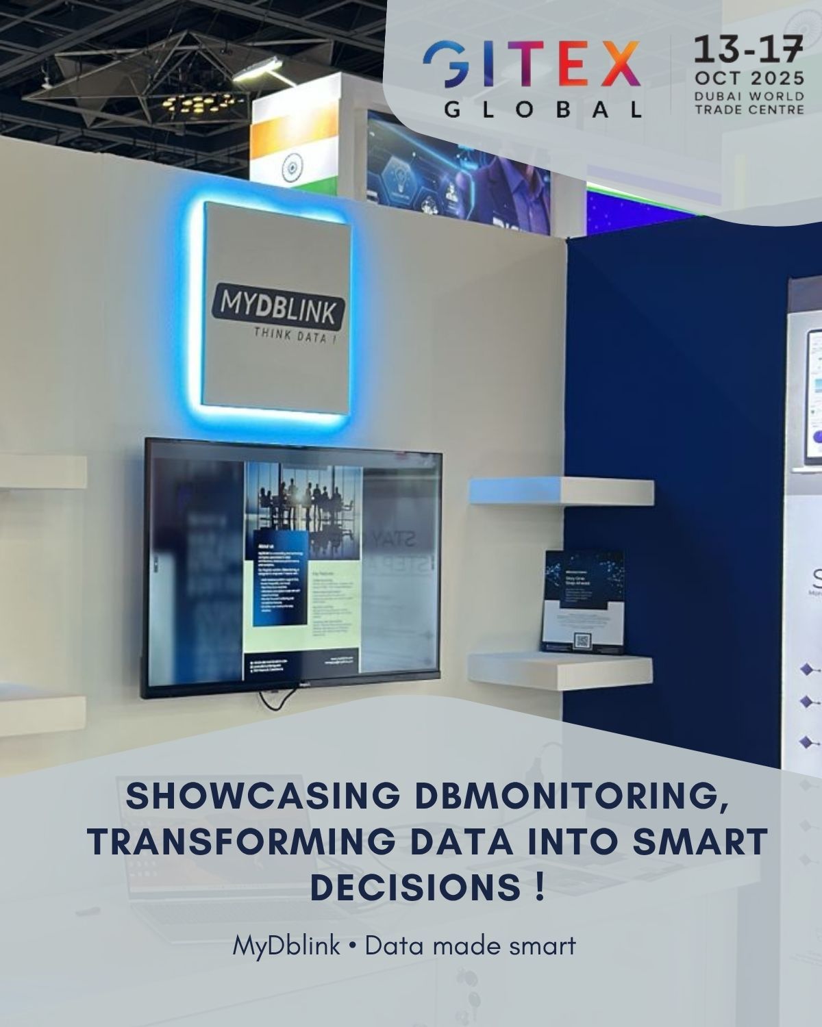 MyDBlink à GITEX Global 2025 : DBMonitoring, Transformer les Données en Décisions Intelligentes !